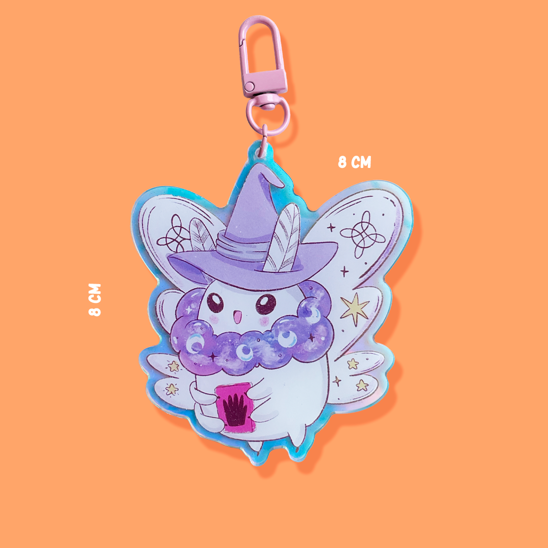 Polilla de la Intuición – Llavero doble cara