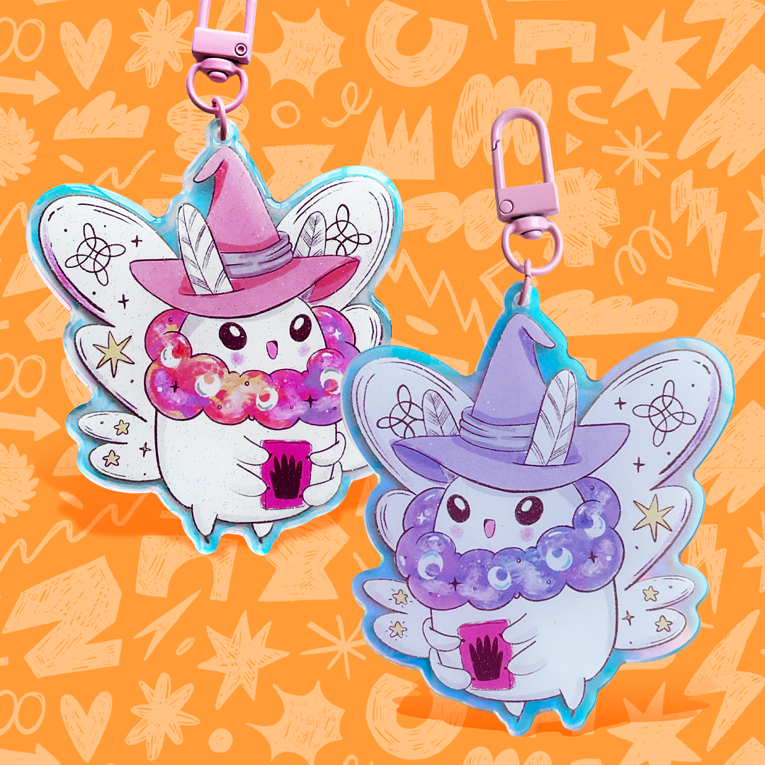 Polilla de la Intuición – Llavero doble cara