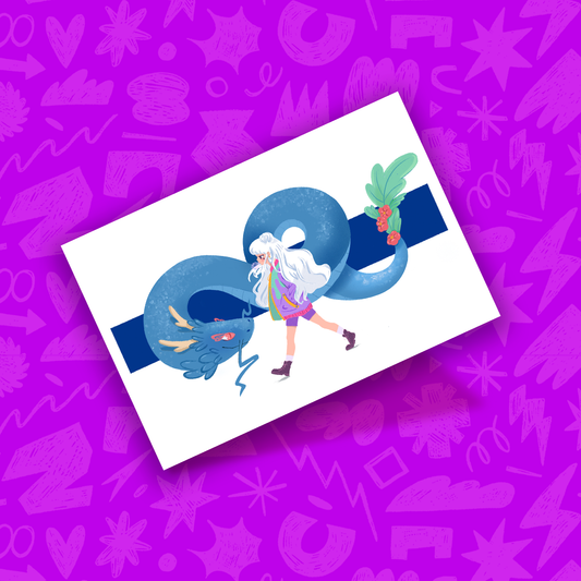 "Chica dragón"-Prin mini