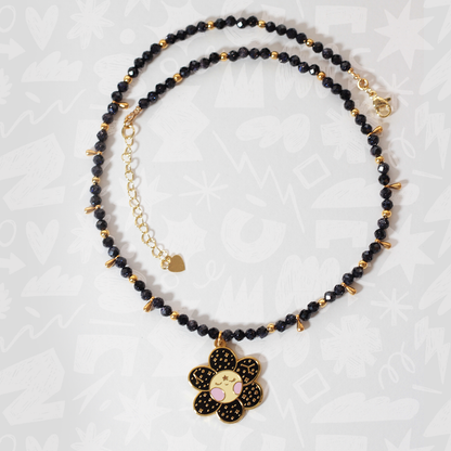 Gargantilla : No cualquiera florece en el espacio – Pieza Única