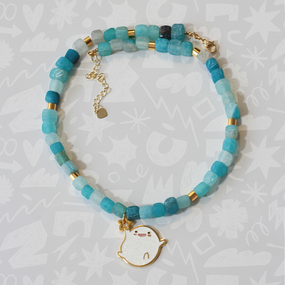 Gargantilla wara-Blue