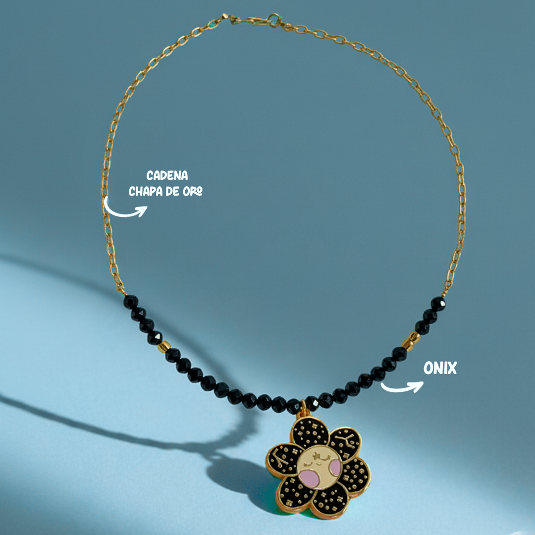 Collar: No cualquiera florece en el espacio.– Pieza Única