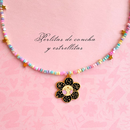 Gargantilla : No cualquiera florece en el espacio – Pieza Única